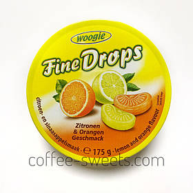 Льодяники Woogie Fine Drops зі смаком апельсина і лимона 200g