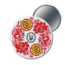 Кишенькове дзеркальце кругле орнамент