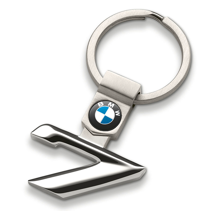 Оригінальний брелок для ключів BMW 7 Series Key Ring, Silver (80272454653)