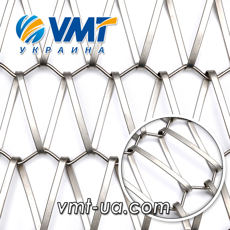 Архітектурна плетена сітка неіржавка 6030PB1