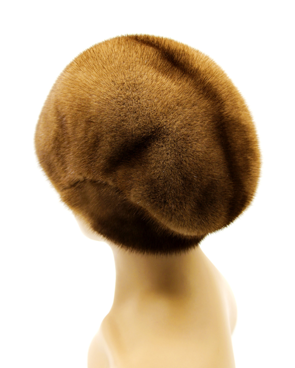 Женская зимняя шапка из меха норки "Бєти" пастель. - фото 6 - id-p185150156