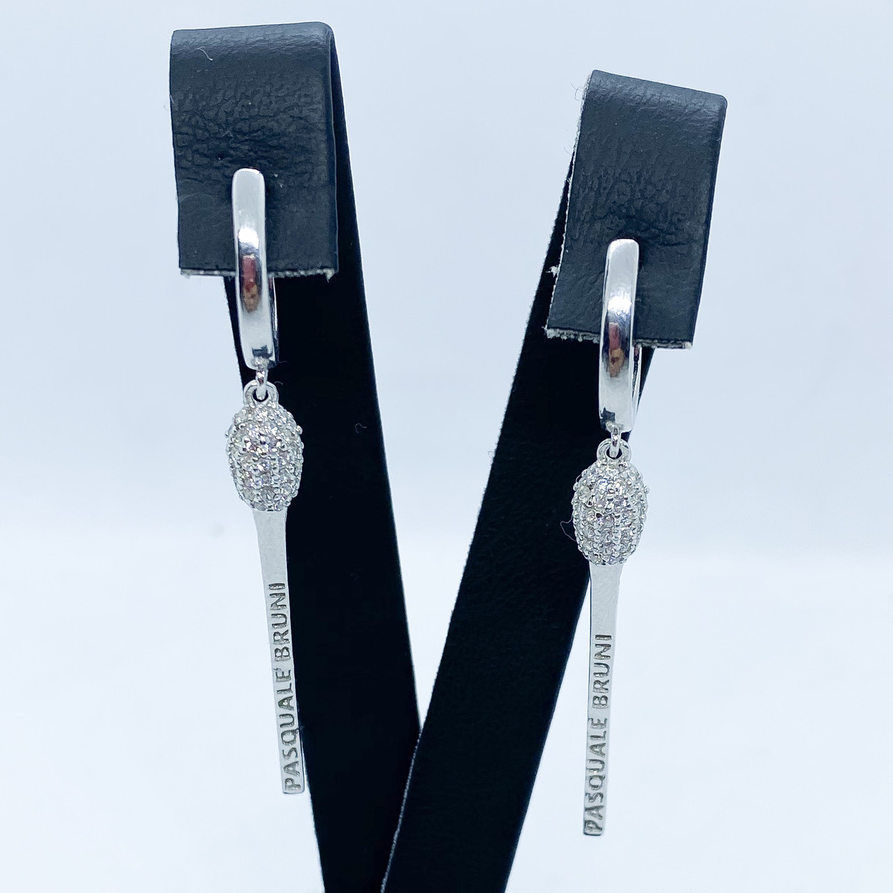 Сережки зі срібла 925 Beauty Bar круглі у формі сірники в стилі Pascale Bruni