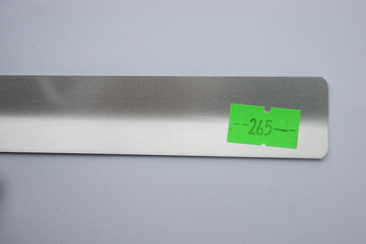 Горизонтальні алюмінієві жалюзі будь-якого кольору під замовлення 265 Срібло