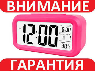 Годинник настільний LED з датчиком освітленості та будильником ***