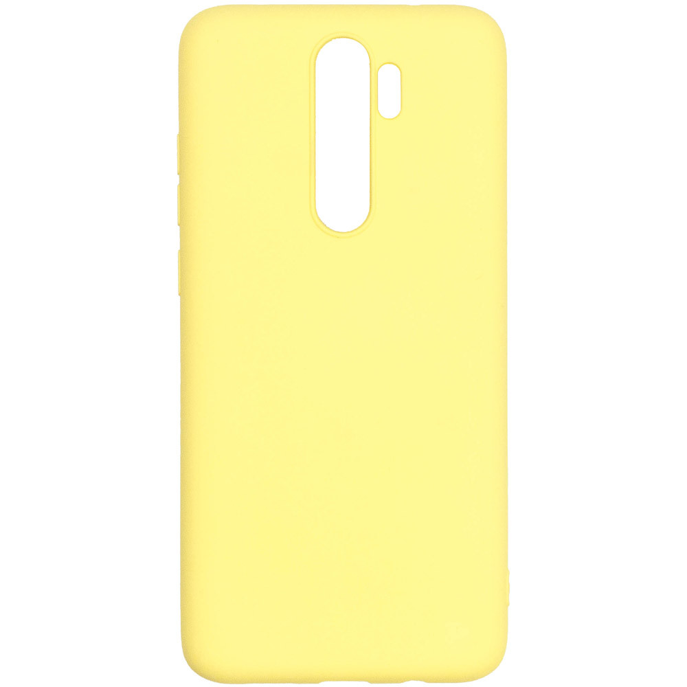 Чохол Galeo Liquid Silicone для Xiaomi Redmi Note 8 Pro Yellow