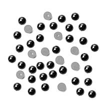 Очі-напівбусини для іграшок, Ø 6 мм, чорні, 5 г