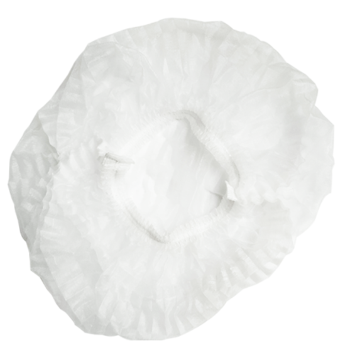 Шапочка Рожева Білявка одноразова нестерильна Біла 100шт, фото 1