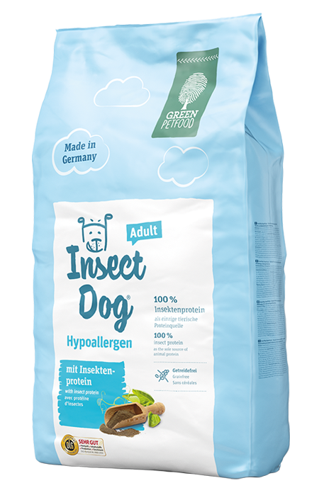 InsectDog Hypoallergen Adult сухий гіпоалергенний корм для собак 900 гр