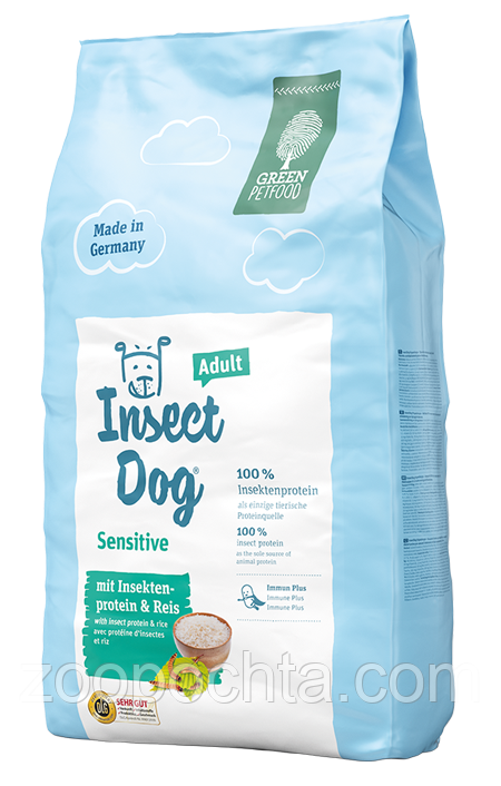 Сухий корм InsectDog Sensetive Adult для собак з чутливим травленням 900 гр
