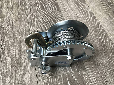 Барабанна Лебідка Hand Winch KC-1200 - 800 кг - 10 м, фото 2