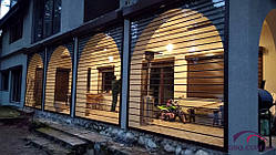 Прозорі захисні ролети з полікарбонату на вікна та двері