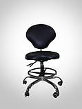 Стілець лікаря стоматолога зі спинкою і кільцем на підставі, Україна, фото 2