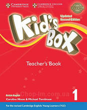 Книга для вчителя kid's Box Updated Second Edition 1 teacher's Book with Audio Online