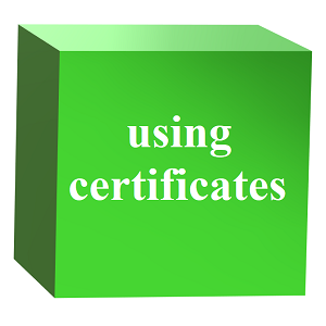 Посилена аутентифікація з використанням сертифікатів (using certificates) Посилена аутентифікація з використанням сертифікатів (using certificates)