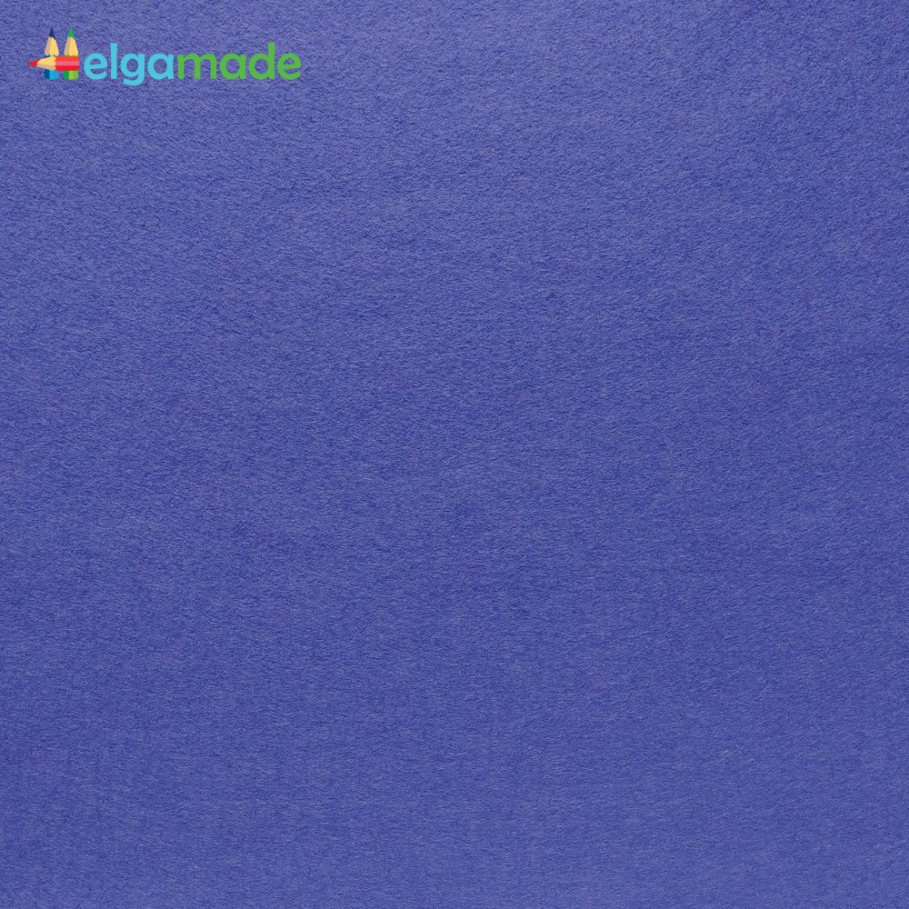 Фетр американський ЧОРНИЧНИЙ СИНІЙ, 23x31 см, 1.3 мм, напіввовняний м'який