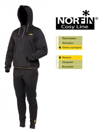 Термобілизна Norfin Cosy Line (M, L, 2XL, 3XL), термобілизна для полювання та риболовлі