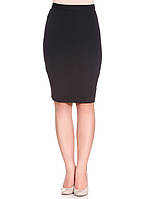 Женская черная юбка-карандаш