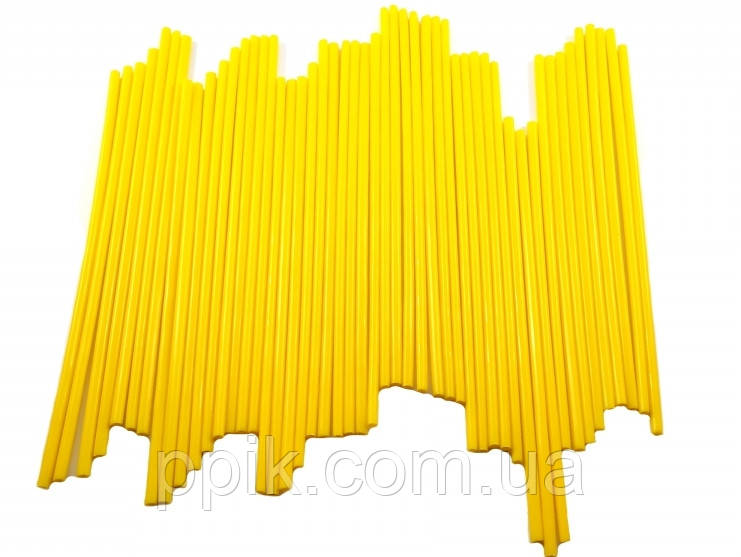 Палички для кейк-попсів жовті Україна 15 см
