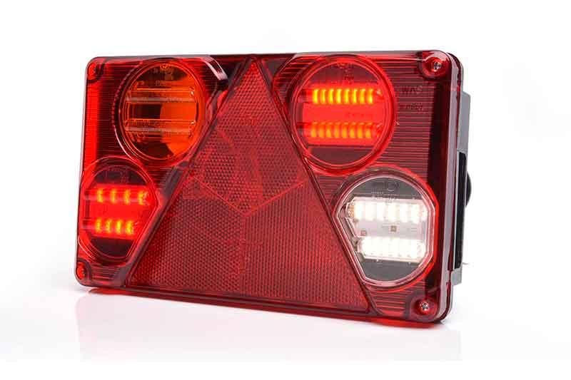 Ліхтар задній на вантажівку гібридний WAS 800 W70dżL лівий