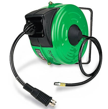 Шланг для компресора на котушці 20атм 8x12мм, 10м TOPTUL KHAP0810E, фото 1