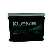 Акумулятор KLEMA BETTER 6CT-65-0 65Ah/640A R+ 0 (Клема) WESTA (ВЕСТА) Автомобільний АКБ Кислотний Україна НДC