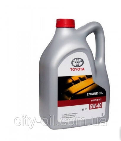 Синтетическое моторное масло Toyota 5w-40 5L - фото 1 - id-p1083009926
