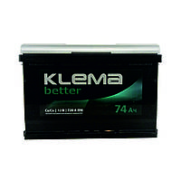 Акумулятор KLEMA BETTER 6CT-74-0 74Ah/720A R+ 0 (Клема) WESTA (ВЕСТА) Автомобільний АКБ Кислотний Україна НДC