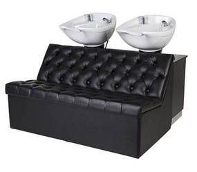 Мийка перукарська подвійна крісло-мийка в салон краси double мийки голови для Barber Shop Mali 2