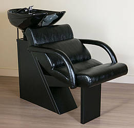 Мийка для перукарів Крісло-Мийка для перукарських салонів краси перукарська мийка Black Shelley One