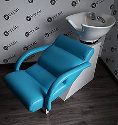 Мийка перукарська для салонів краси Shelley One White головомийка з глибокою раковиною New York