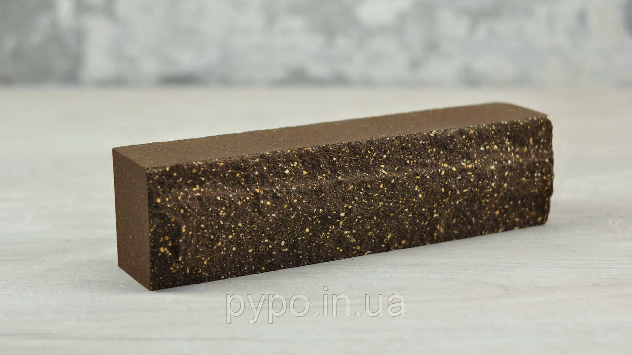 Рвана цегла скеля половинка Кавовий "Slim Stone".
