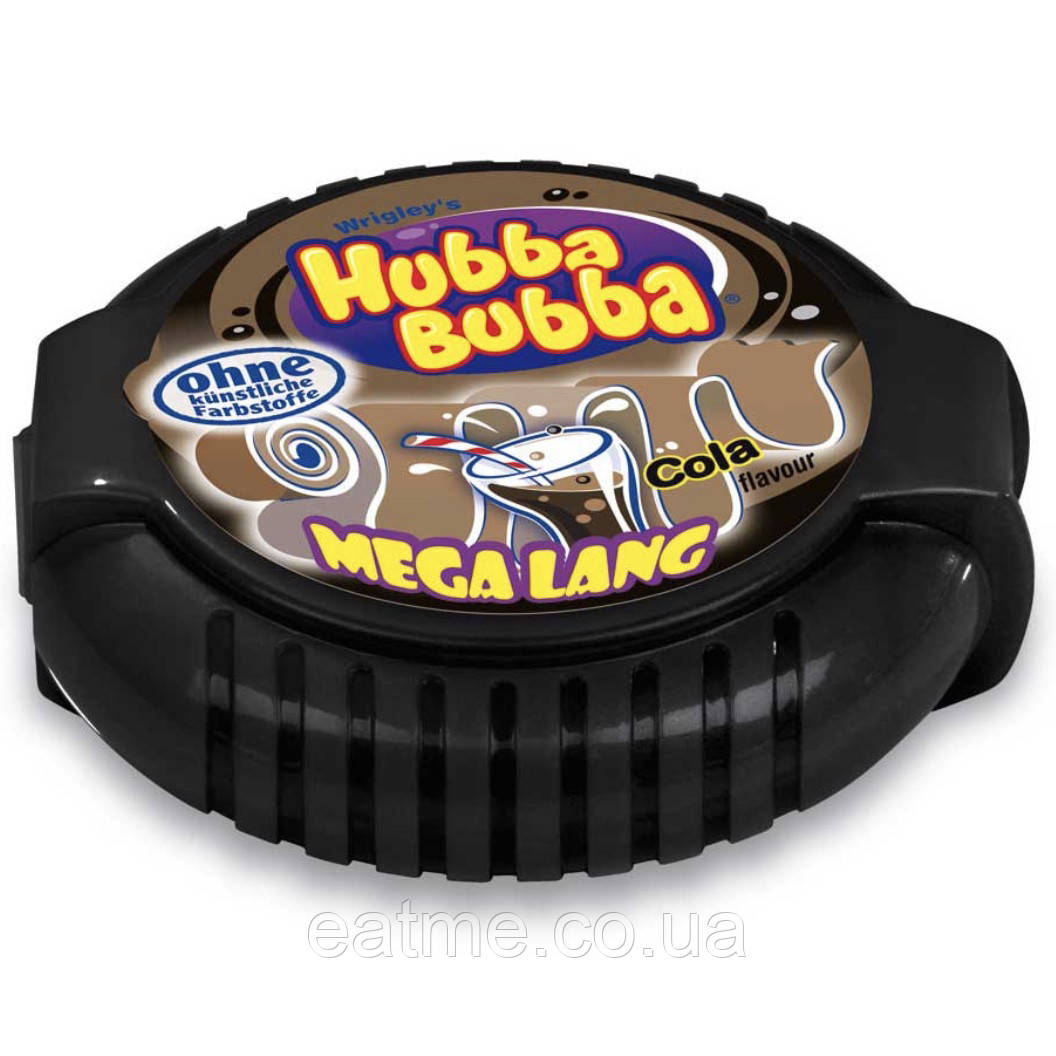 Hubba Bubba mega long Жувачка рулетка 180 см завдовжки зі смаком коли 56g, фото 1