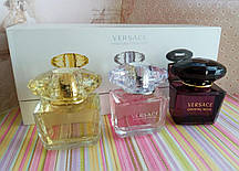 Подарунковий жіночий набір міні-парфумів Versace Miniatures Collection 3*25 мл