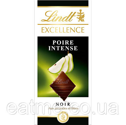 Lindt Чорний шоколад із грушею 100g