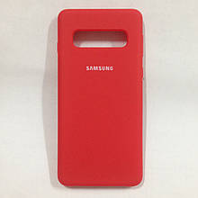 Чехол для Samsung Galaxy S10 Silione Case Red