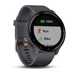 Смарт-годинник Garmin Vivoactive 3 Music Granite Blue with Rose Gold Hardware