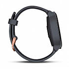 Смарт-годинник Garmin Vivoactive 3 Music Granite Blue with Rose Gold Hardware, фото 4