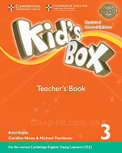 Книга для вчителя kid's Box Updated Second Edition 3 teacher's Book with Audio Online