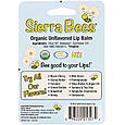 Бальзами для губ Sierra Bees "Organic Lip Balms" без ароматизаторів (4 шт.), фото 3