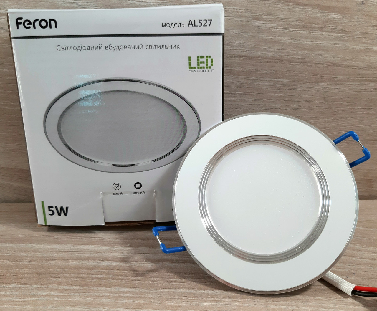 Светильник светодиодный Feron AL527 5W белый (LED панель) встраиваемый точечный - фото 6 - id-p250455529