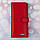 Гаманець жіночий шкіряний червоний Kafa з RFID захистом (AE031-1 red mat), фото 7