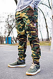 Камуфляжні штани з кишенями вудкамо, штани Cargo "REXTIM" Woodland Camo, фото 2