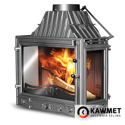 Камінна топка KAWMET W3 тристороння (16,7 kW), фото 1