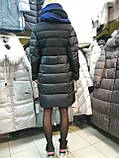 Зимова чорна куртка пуховик clasna cw19d-209acw L, XL, XXL, фото 3