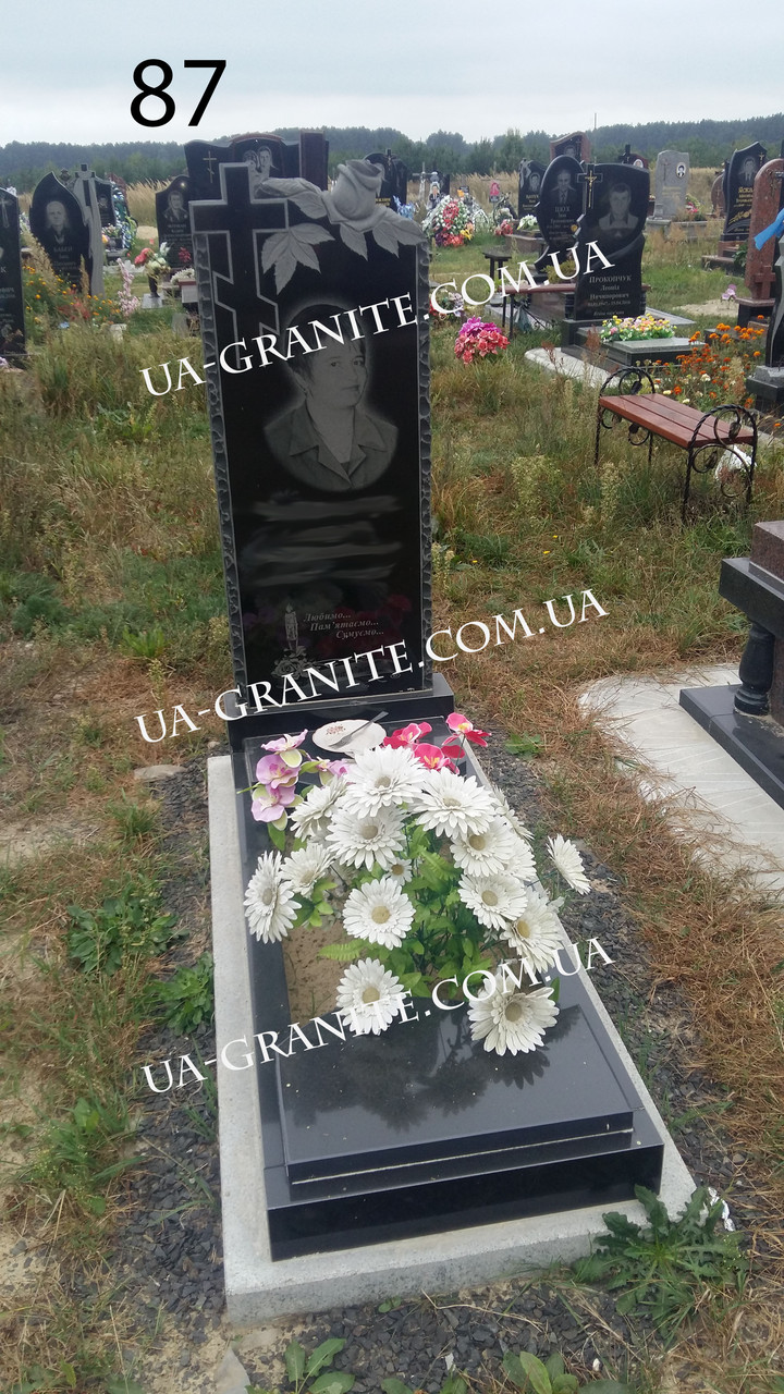 Сучасний пам’ятник на могилу "Троянда Душі" 1400*600
