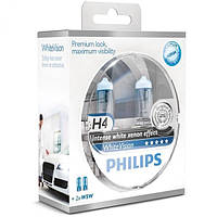 Автомобільні лампи "PHILIPS" (H4) (White Vision) (4300 K)(+60%)(12 V)(60/55W)