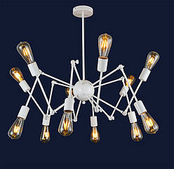 Люстра павук в стилі лофт Levistella цоколь E27 ламп 12 шт колір Білий 761ZD012-12 WH