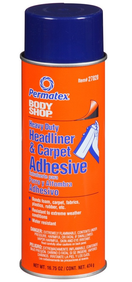 Permatex 27828 Body Shop Heavy Duty Headliner and Carpet Adhesive