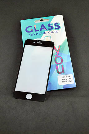 Захисне скло iPhone 12mini (5.4) Matte with Matte edge Black 4you, фото 1