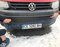 Зимняя накладка на нижнюю решетку глянец на Volkswagen T5 рестайлинг 2010-2015 гг.